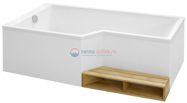 Ванна акриловая Jacob Delafon Bain Douche NEO E6D002-00 170 х 90 х 70 см, левая/правая Ванна акриловая Jacob Delafon Bain Douche NEO E6D002-00 170 х 90 х 70 см, левая/правая