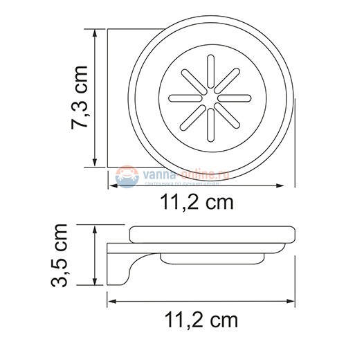 Мыльница с держателем WasserKRAFT Kammel K-8329WHITE, стеклянная Мыльница с держателем WasserKRAFT Kammel K-8329WHITE, стеклянная