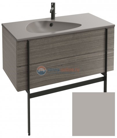 Тумба под раковину Jacob Delafon Nouvelle Vague 100 EB3032-S21, цвет - серый титан сатин