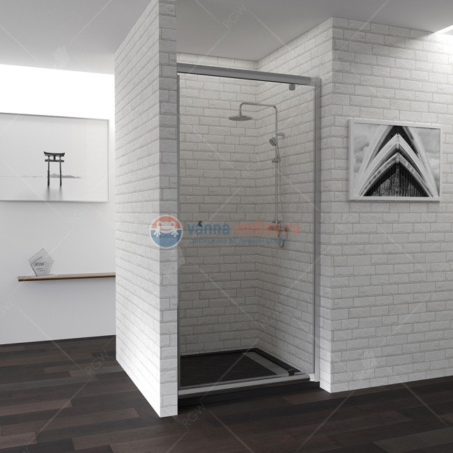 Душевая дверь RGW PA-05, 04080509-11, 90 х 185 см распашная, стекло прозрачное, хром