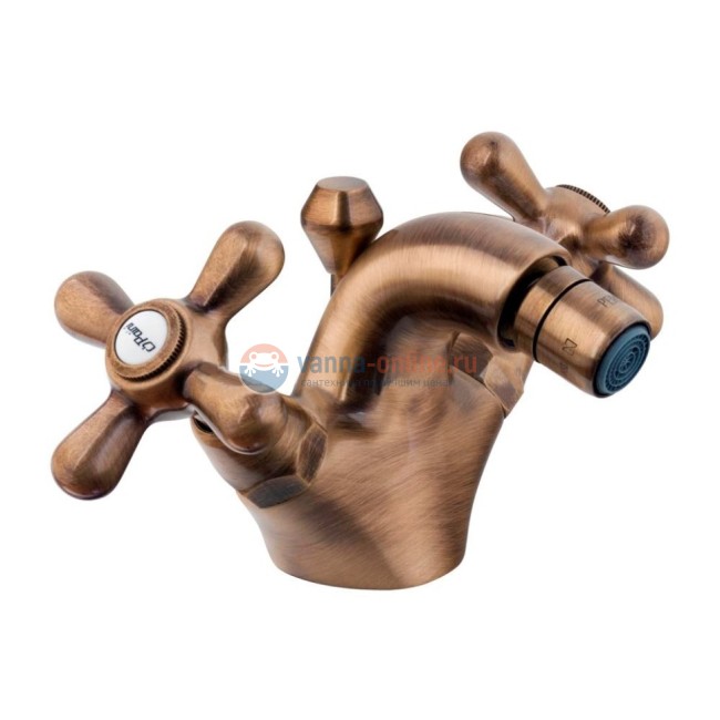 Смеситель для биде Paini Liberty, старая бронза Смеситель для биде Paini Liberty, старая бронза