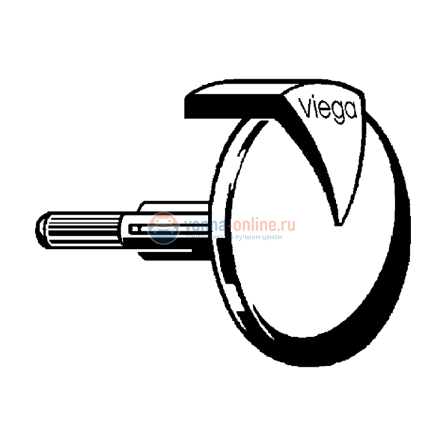Поворотная накладка переливного отверстия Viega Multiplex Trio 6161.03 Поворотная накладка переливного отверстия Viega Multiplex Trio 6161.03