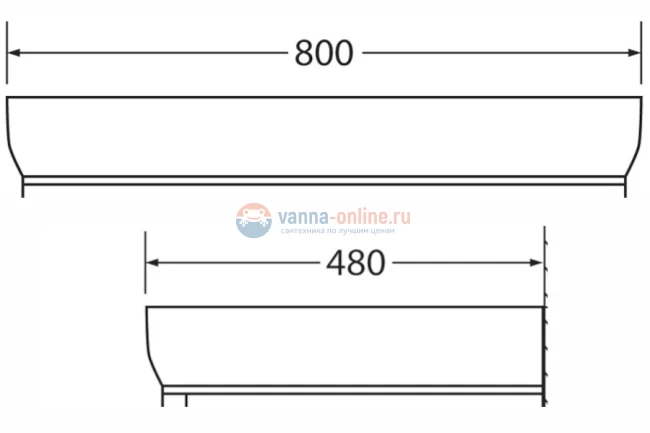 Раковина BelBagno Prado 80 см PRADO-800-LVB Раковина BelBagno Prado 80 см PRADO-800-LVB