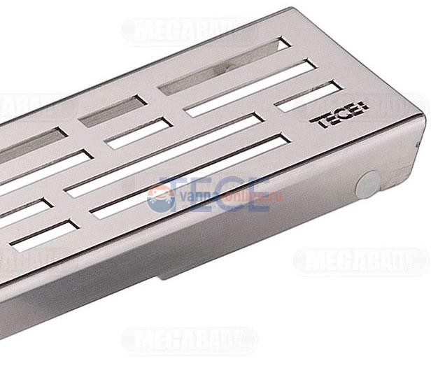 Решетка TECE «Basic» из нержавеющей стали, 700 мм, сатин