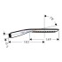 Ручной душ Hansgrohe 28558000 PuraVida 120 Baton 1 iet Ручной душ Hansgrohe 28558000 PuraVida 120 Baton 1 iet