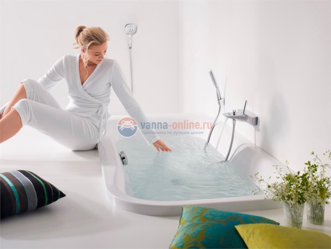 Ручной душ Hansgrohe 28558000 PuraVida 120 Baton 1 iet Ручной душ Hansgrohe 28558000 PuraVida 120 Baton 1 iet