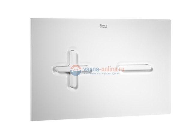 Кнопка смыва Roca PL6 Dual 890085000, белая Кнопка смыва Roca PL6 Dual 890085000, белая