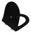Крышка-сиденье Vitra Sento 120-083-009, тонкое, микролифт, черный Крышка-сиденье Vitra Sento 120-083-009, тонкое, микролифт, черный
