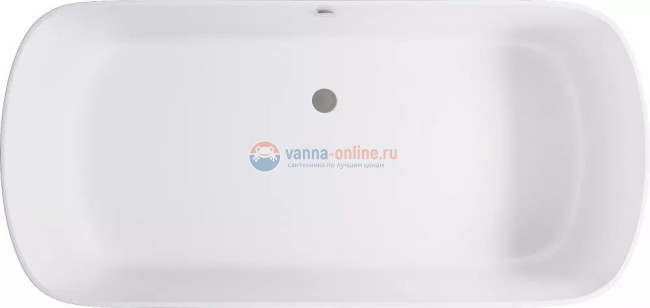 Ванна из литьевого мрамора Astra-Form Антарес, 160 x 75 см, белый