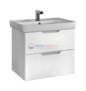 Тумба с раковиной Dreja Q 55, белый лак