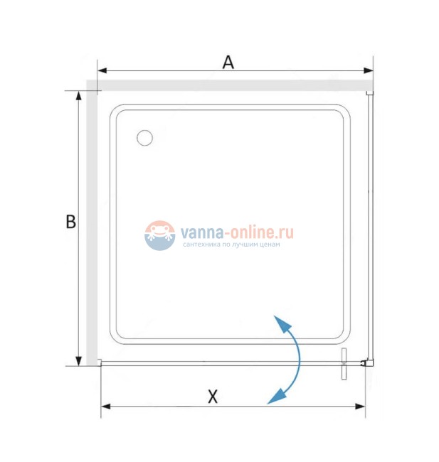 Душевой уголок RGW SV-43, 06324309-11, 100 х 90 см прямоугольный, стекло прозрачное, хром Душевой уголок RGW SV-43, 06324309-11, 100 х 90 см прямоугольный, стекло прозрачное, хром