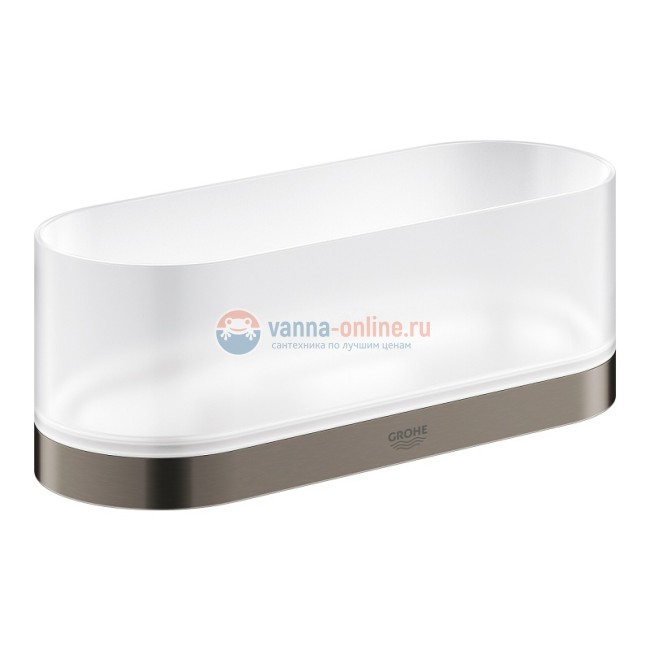 Держатель для полотенца, мыльницы или душевой полочки Grohe Selection 41035AL0, черный графит матовый