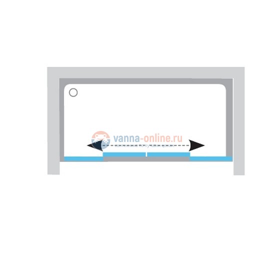 Душевая дверь Ravak 10° 10DP4-160 0ZKS0C00Z1, блестящий/транспарент Душевая дверь Ravak 10° 10DP4-160 0ZKS0C00Z1, блестящий/транспарент