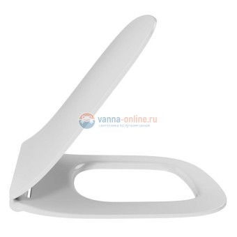 Крышка-сиденье Jacob Delafon Struktura E70025-00 для унитаза, тонкое, Soft Close, быстрое снятие, крепления металл