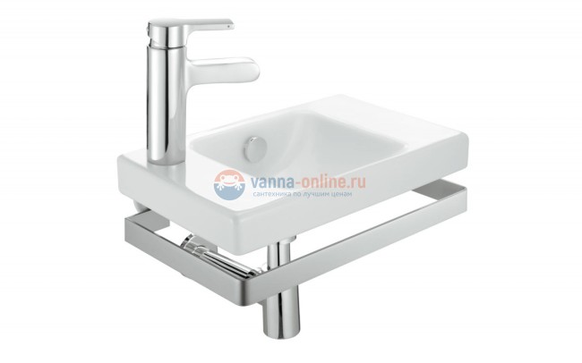 Полотенцедержатель Jacob Delafon Odeon Up E4692-39R, серый металл Полотенцедержатель Jacob Delafon Odeon Up E4692-39R, серый металл