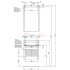 Тумба с раковиной Aquanet София 50 00201745 подвесная