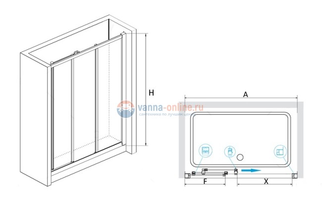 Душевая дверь RGW CL-11, 04091185-11, 85 х 185 см раздвижная, стекло прозрачное, хром Душевая дверь RGW CL-11, 04091185-11, 85 х 185 см раздвижная, стекло прозрачное, хром