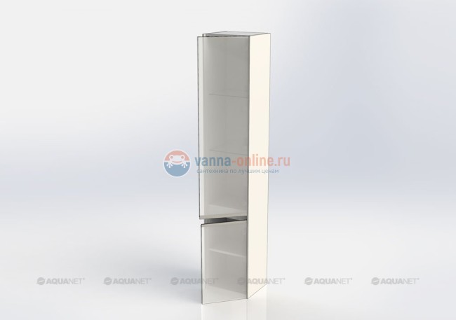 Шкаф-пенал Aquanet Гласс 35 00196962, цвет белый