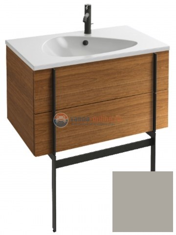 Тумба под раковину Jacob Delafon Nouvelle Vague 80 EB3030-G72, цвет - белая глина глянцевый