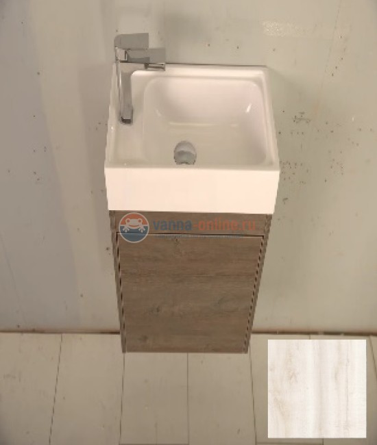 Тумба под раковину Art&Max Family-500-1D-SO-PB-R, 50 x 27 x 50 см подвесная, бежевый (Pino Bianco) Тумба под раковину Art&Max Family-500-1D-SO-PB-R, 50 x 27 x 50 см подвесная, бежевый (Pino Bianco)