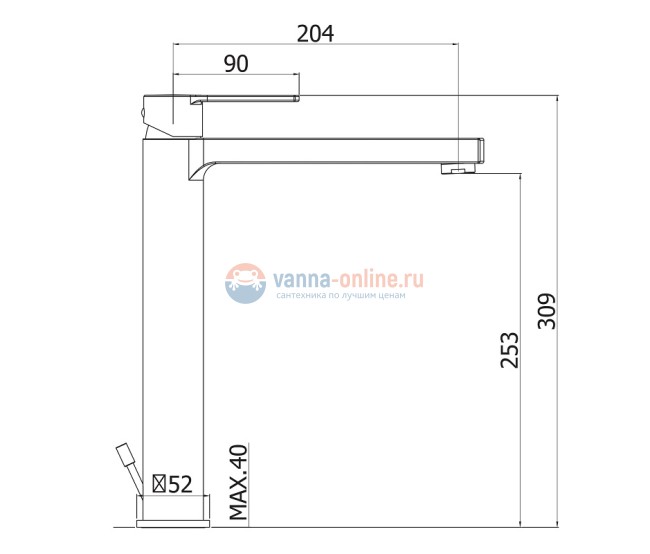 Смеситель для раковины Cezares Ovest OVEST-LSM1-A-01-W0, хром Смеситель для раковины Cezares Ovest OVEST-LSM1-A-01-W0, хром