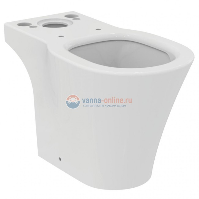 Напольный пристенный унитаз для монтажа с бачком Ideal Standard CONNECT AIR AquaBlade® E009701