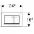 Клавиша Geberit Sigma Type 30 115.883.JT.1, пластик, белый (не оставляет отпечатки пальцев)
