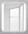 Зеркало BelBagno SPC-CEZ-700-600-LED-BTN 70 x 60 см со встроенным светильником и кнопочным выключателем