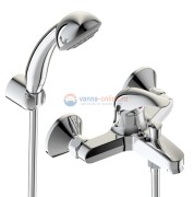 Смеситель Vidima ОРИОН (ORION) BA004AA для ванны и душа с душевым гарнитуром, хром