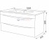 Тумба с раковиной Iddis Cloud CLO10W1i95K 100 см подвесная Тумба с раковиной Iddis Cloud CLO10W1i95K 100 см подвесная