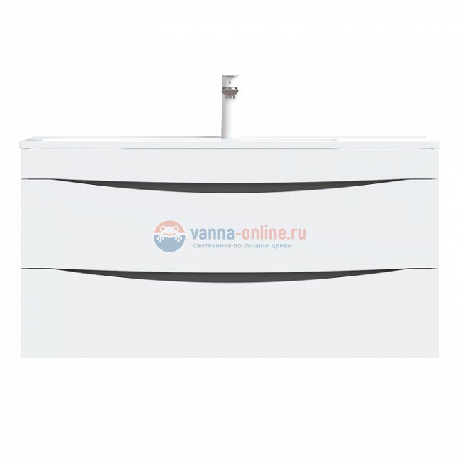 Тумба с раковиной Iddis Cloud CLO10W1i95K 100 см подвесная Тумба с раковиной Iddis Cloud CLO10W1i95K 100 см подвесная
