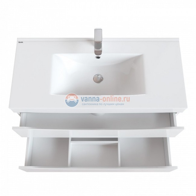 Тумба с раковиной Iddis Cloud CLO10W1i95K 100 см подвесная Тумба с раковиной Iddis Cloud CLO10W1i95K 100 см подвесная