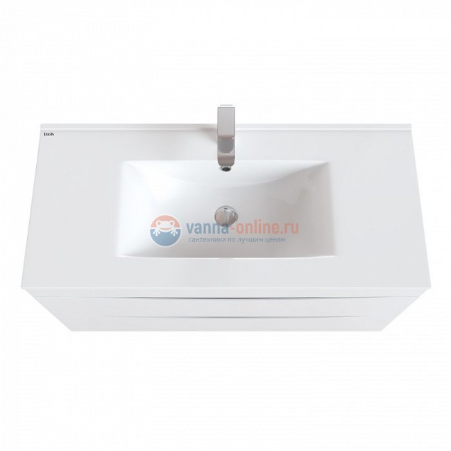 Тумба с раковиной Iddis Cloud CLO10W1i95K 100 см подвесная Тумба с раковиной Iddis Cloud CLO10W1i95K 100 см подвесная