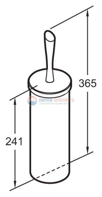 Ершик Jacob Delafon Coralais E13436-CP