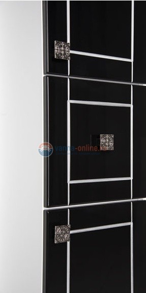 Пенал Aquanet Честер 30 00186093, цвет белый, патина золото