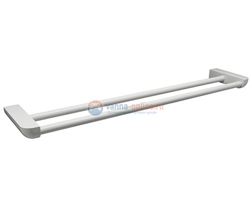 Полотенцедержатель WasserKRAFT Kammel K-8340WHITE, двойной