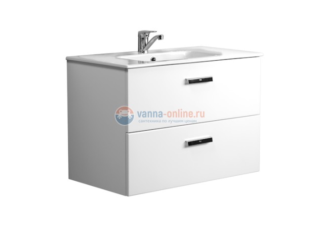 Тумба под раковину Roca Victoria Nord ZRU9000032 800 х 450 мм, цвет белый глянец Тумба под раковину Roca Victoria Nord ZRU9000032 800 х 450 мм, цвет белый глянец