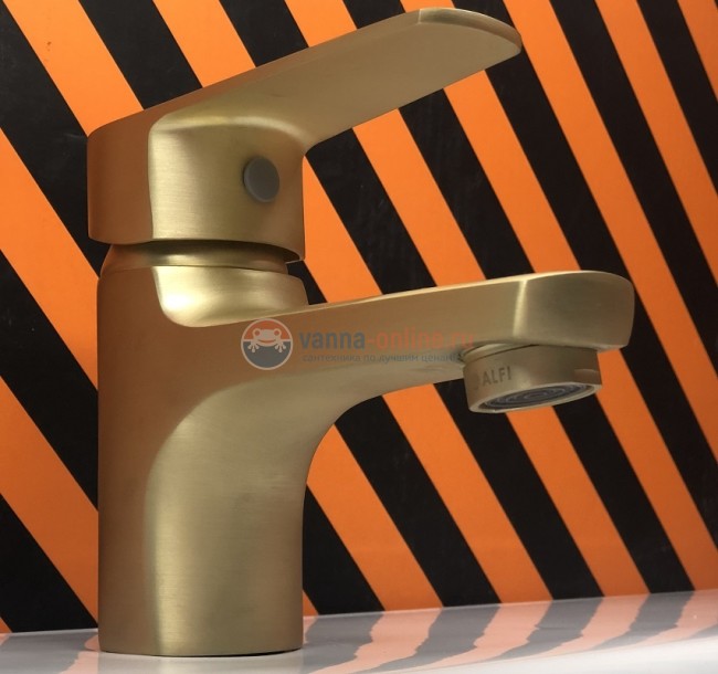 Смеситель Orange Loop M26-021BR для раковины, бронза Смеситель Orange Loop M26-021BR для раковины, бронза