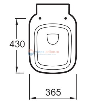 Крышка-сиденье Jacob Delafon Replay 4964K-00