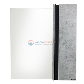 Зеркальный шкаф Comfortу Эдинбург-75 бетон светлый
