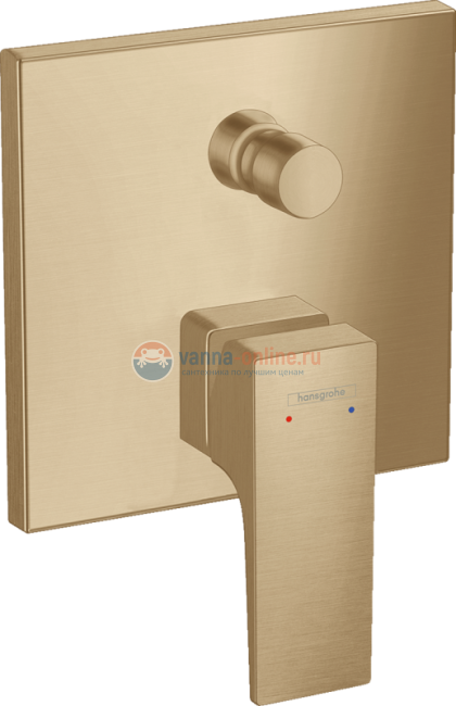 Смеситель Hansgrohe Metropol 32546140 для ванны, бронза матовый