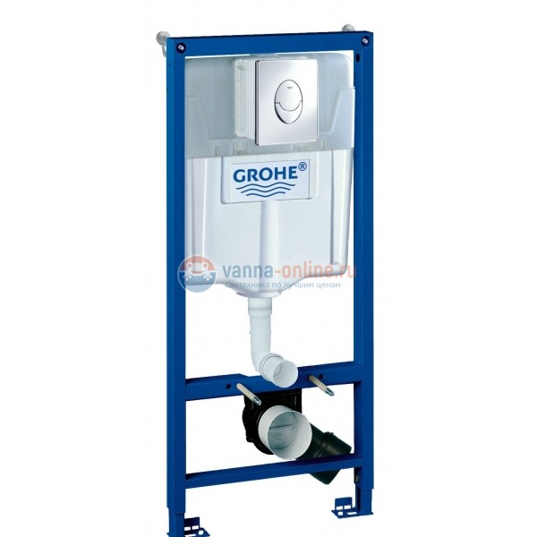 Монтажный блок Grohe Rapid SL 38528 для унитаза, высота 1.13 м