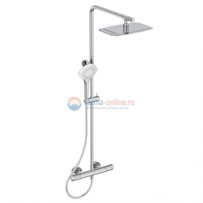 Душевая система с термостатическим смесителем для душа Ideal Standard CERATHERM T100 A7705AA