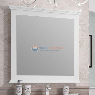 Зеркало Opadiris Палермо 80, белый матовый 