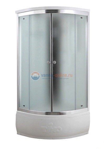 Душевая кабина Timo Comfort T-8880 P F Fabric Glass, 80 x 80 см, стекло матовое, без электрики и гидромассажа