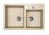 Кухонная мойка Iddis Vane G V24S782i87 78 x 50 x 22.7 см, Granucryl, 2 чаши, светло-бежевый (сафари)