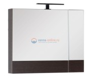 Зеркало-шкаф Aquanet Нота 75 (камерино) 00159109, цвет венге