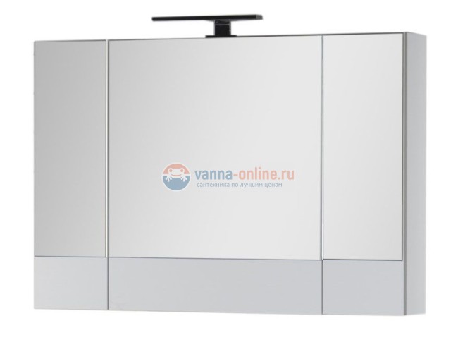 Зеркало-шкаф Aquanet Верона 100 (камерино) 00175383, цвет белый