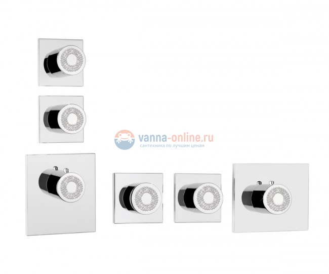 Термостатический смеситель для душа Bossini Oki Z031203.030, хром