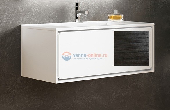 Тумба с раковиной Sanvit Бруно 1, 100 х 46 см, цвет - венге